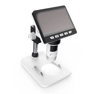 50X-1000X 1080P Portable Electronic Digital Desktop Microscope with LED Light Support Micro SD Card
