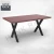 Import X shape wood support furniture legs powder coating metal table leg from China