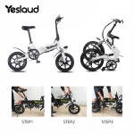 Yeslaud long range electric bike cheap price  Electric Bicycle 250W-350w ebike with good suspension