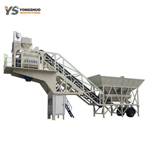 YHZS Automatic 35m3/h mini mobile concrete batching plant for sale