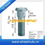 zinc heat-treated forged wheel stud bolt